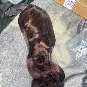 Elegant Dark Brown Hair Wig